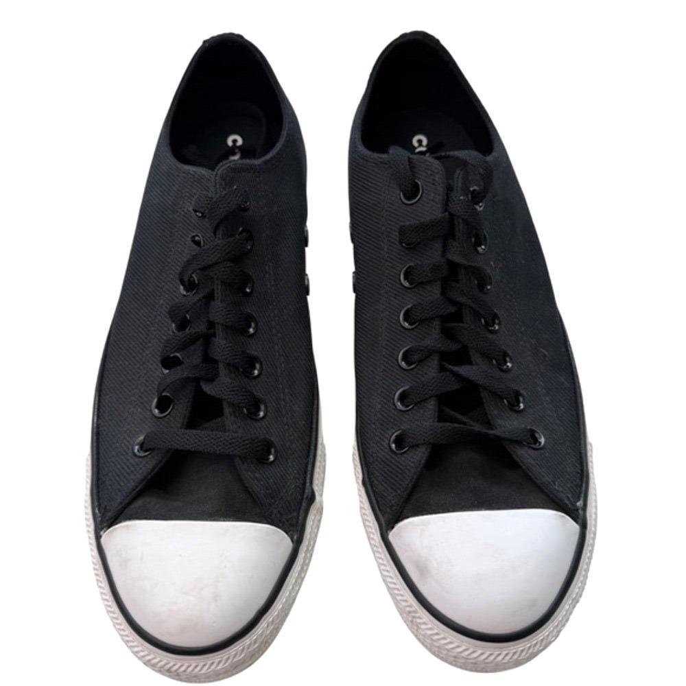 Converse Chuck Taylor All Star Low Top Black Textile Sneakers Men 9 Women 11